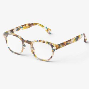 IZIPIZI PARIS Blue Tortoise Fashion Reading Glasses #C Readers BOX NWT +2.00